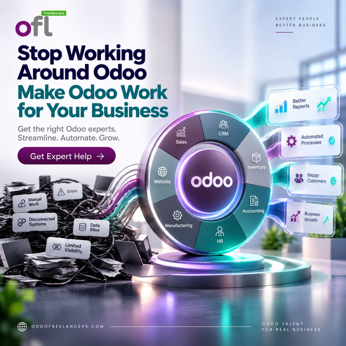 oflodoo's tweet photo. Stop working around Odoo. Make Odoo work for your business.

Manual work, errors, disconnected systems &amp; limited visibility can slow you down.

Get the right Odoo expertise to streamline, automate and grow.

🌐 https://t.co/UKI7YJXex0

#Odoo #OdooExperts #ERP #OdooFreelancers https://t.co/JZAOPRgV2p