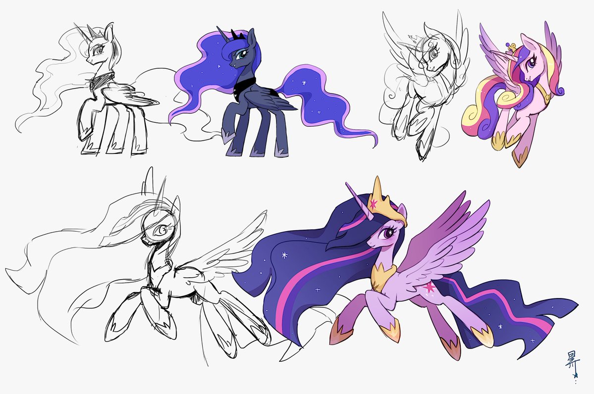 hskw_game's tweet photo. ラフ画PONY https://t.co/JNPBaxOnoD