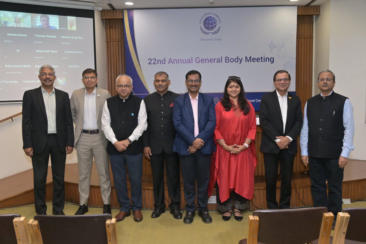 citizens_cf's tweet photo. @GaneshReddys7, Secretary, @GCNIndia and Secretary, @citizens_cf, attended the 22nd Annual General Meeting of UN GCNI.

The AGM brought together members and stakeholders for meaningful discussions, valuable inputs and reflections on strengthening the Network’s work.

Going forward, Ganesh Reddy looks forward to deeper engagement with students and universities through PRME, stronger regional outreach, empowered regional hubs and Vice-President Chairs, and greater collaboration with government institutions, policymakers and other stakeholders through the SDG Committees.

The focus remains on building a more connected, collaborative and impactful UN GCNI, advancing partnerships for sustainable development.

#UNGCNI #UNGlobalCompact #UNRC #SustainableDevelopment #SDGs #ESG #Sustainability #ResponsibleBusiness #CorporateSustainability #PRME #HigherEducation #YouthEngagement #PolicyAdvocacy #StakeholderEngagement #SustainableIndia #PartnershipForSustainableDevelopment #GoodGovernance #Leadership #UNRC