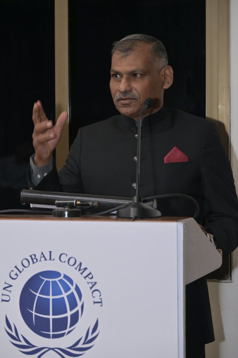 citizens_cf's tweet photo. @GaneshReddys7, Secretary, @GCNIndia and Secretary, @citizens_cf, attended the 22nd Annual General Meeting of UN GCNI.

The AGM brought together members and stakeholders for meaningful discussions, valuable inputs and reflections on strengthening the Network’s work.

Going forward, Ganesh Reddy looks forward to deeper engagement with students and universities through PRME, stronger regional outreach, empowered regional hubs and Vice-President Chairs, and greater collaboration with government institutions, policymakers and other stakeholders through the SDG Committees.

The focus remains on building a more connected, collaborative and impactful UN GCNI, advancing partnerships for sustainable development.

#UNGCNI #UNGlobalCompact #UNRC #SustainableDevelopment #SDGs #ESG #Sustainability #ResponsibleBusiness #CorporateSustainability #PRME #HigherEducation #YouthEngagement #PolicyAdvocacy #StakeholderEngagement #SustainableIndia #PartnershipForSustainableDevelopment #GoodGovernance #Leadership #UNRC