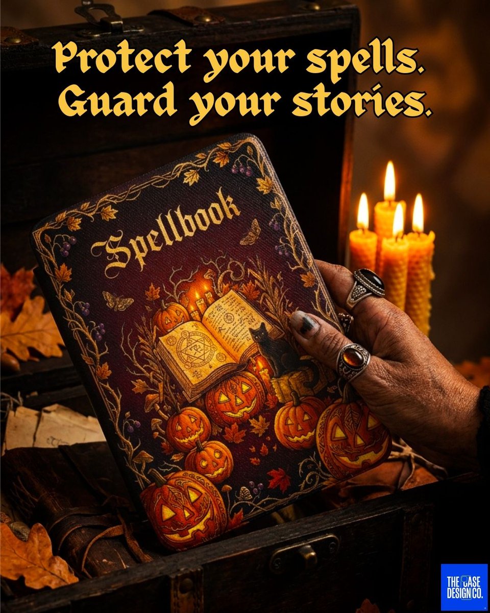 TheCaseDesignCo's tweet photo. Every witch needs a proper grimoire β even the digital kind. This Spellbook case turns your Kindle into an enchanted tome. Whether you're reading cozy mysteries or actual witchcraft, this case sets the mood.
https://t.co/ikEuGMBWYI
#SpellbookCase #KindleCase #HalloweenReads https://t.co/wiHu4R8z6E
