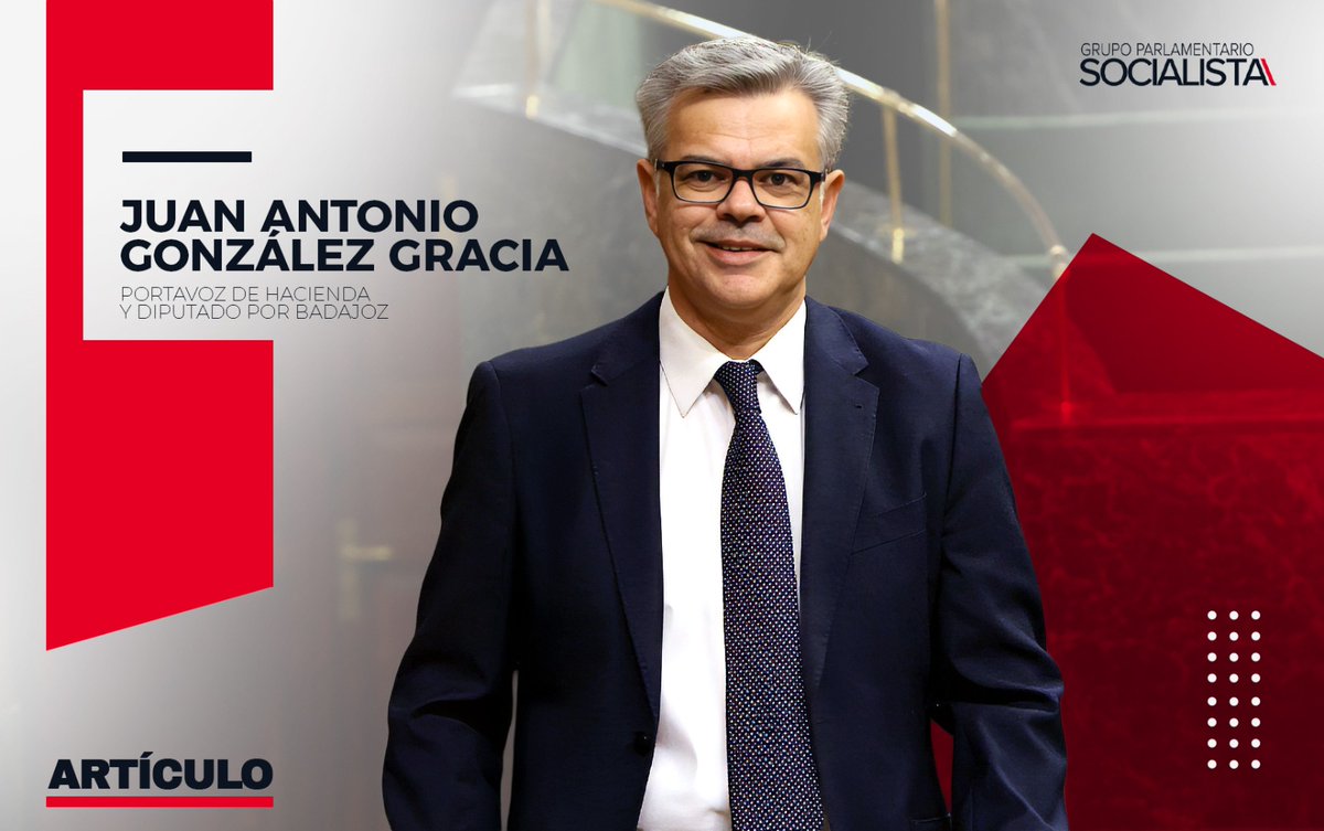 gpscongreso's tweet photo. @JAGonzalez_78 , portavoz de Hacienda y diputado por Badajoz, escribe un artículo en #Linkedin bajo el título "Gravamen a las energéticas, por justicia social".

🔗 https://t.co/uuEcHGiBrl https://t.co/mnwdjuUXoX