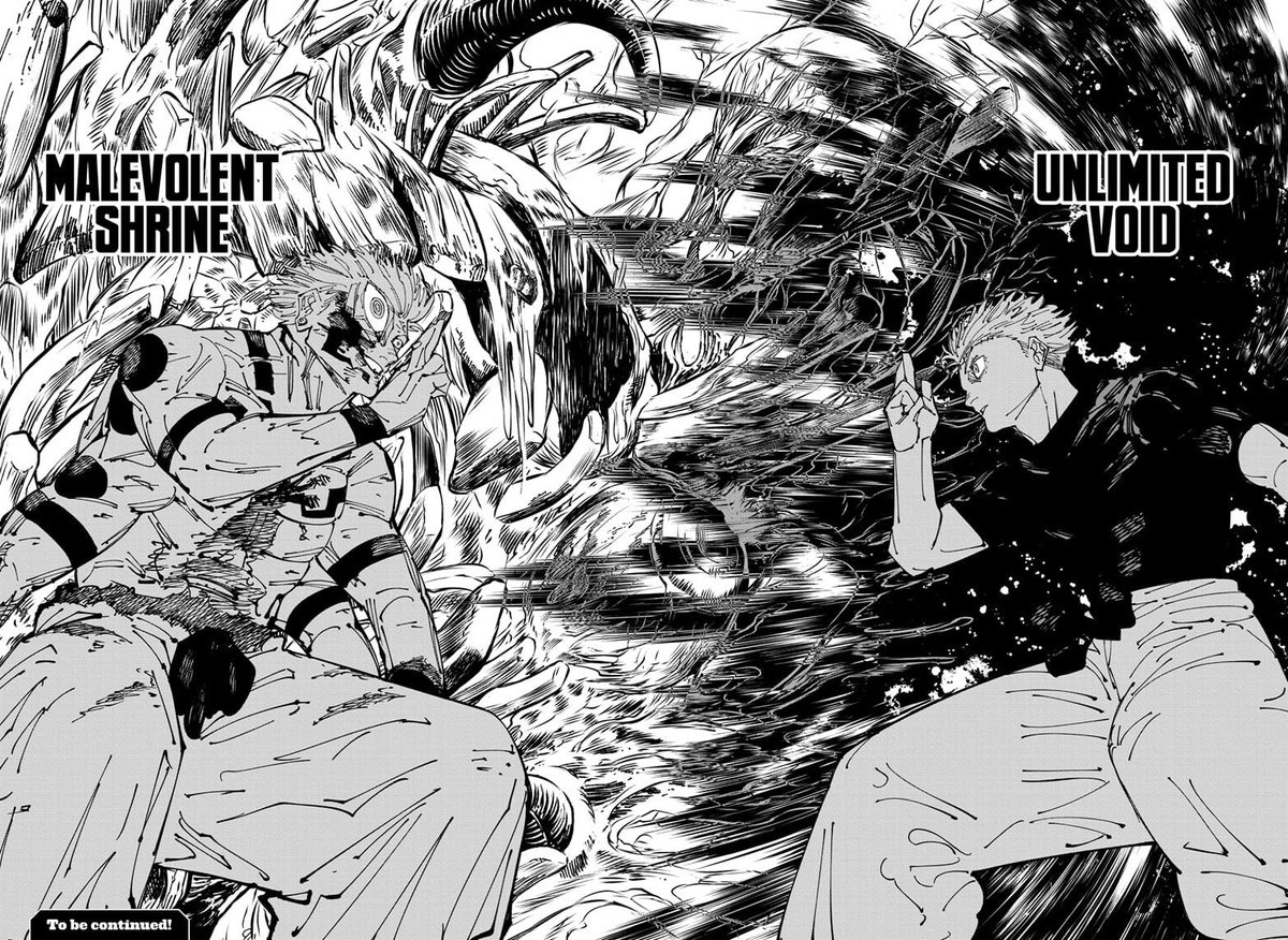 crunchyhammer's tweet photo. @Flicker0x1 Sukuna is also able to do a one-handed domain expansion, he does it in Ch. 261 against Yuta-Gojo. https://t.co/KPbKpGkLij