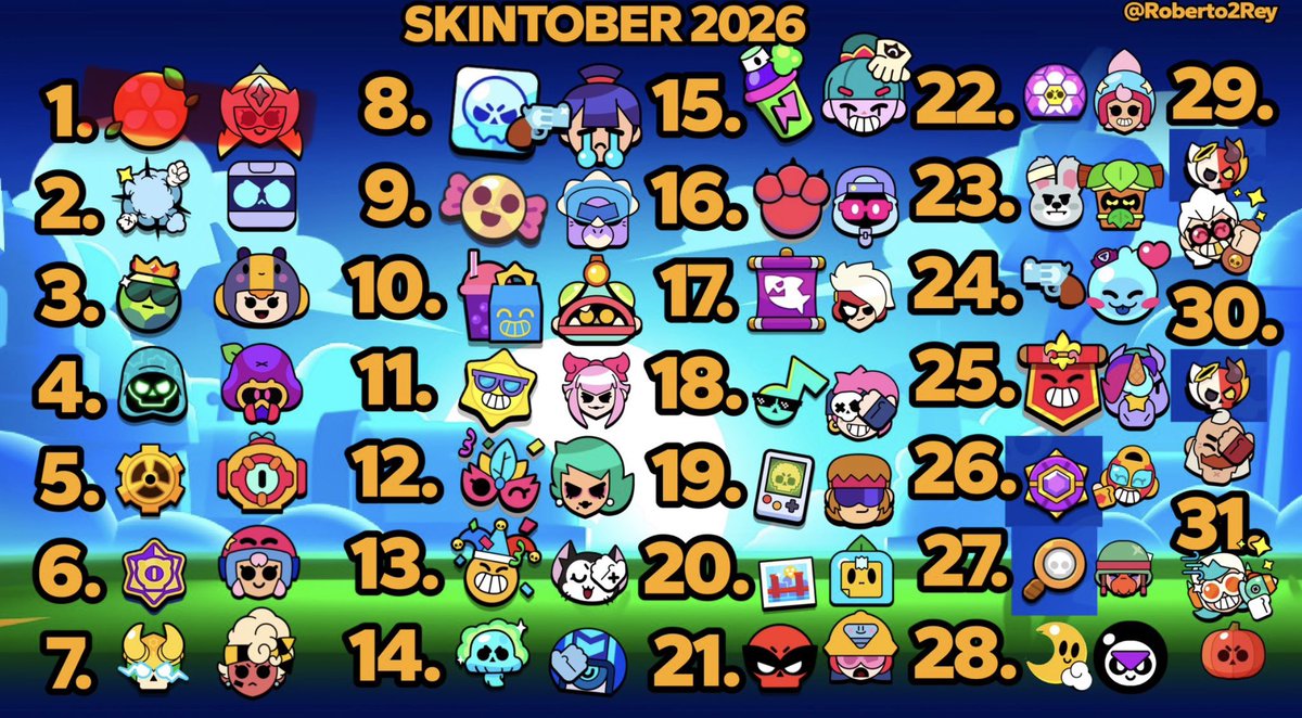 Roberto2Rey's tweet photo. SKINTOBER 2026 🎃 - DIA 1.
“SUNSHINE STARR NOVA”

“Todas las estrellas brillan de noche… pero solo la estrella mas brillante puede brillar de dia!”

#BrawlStarsArt #brawlstarsstarrnova #skintober2026 #brawlstars #brawlstarsskinconcept https://t.co/0uHDrIgF2Y