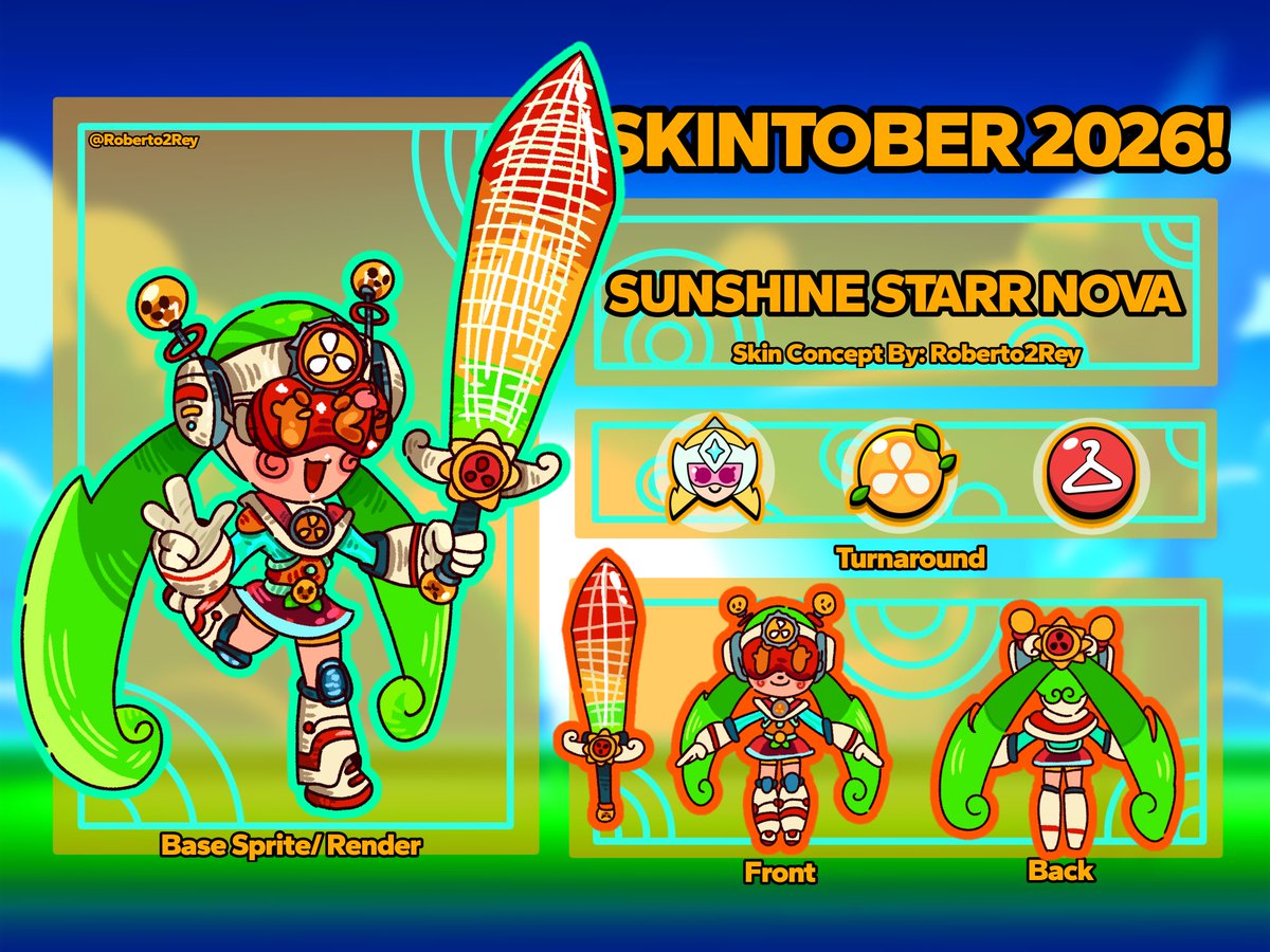 Roberto2Rey's tweet photo. SKINTOBER 2026 🎃 - DIA 1.
“SUNSHINE STARR NOVA”

“Todas las estrellas brillan de noche… pero solo la estrella mas brillante puede brillar de dia!”

#BrawlStarsArt #brawlstarsstarrnova #skintober2026 #brawlstars #brawlstarsskinconcept https://t.co/0uHDrIgF2Y