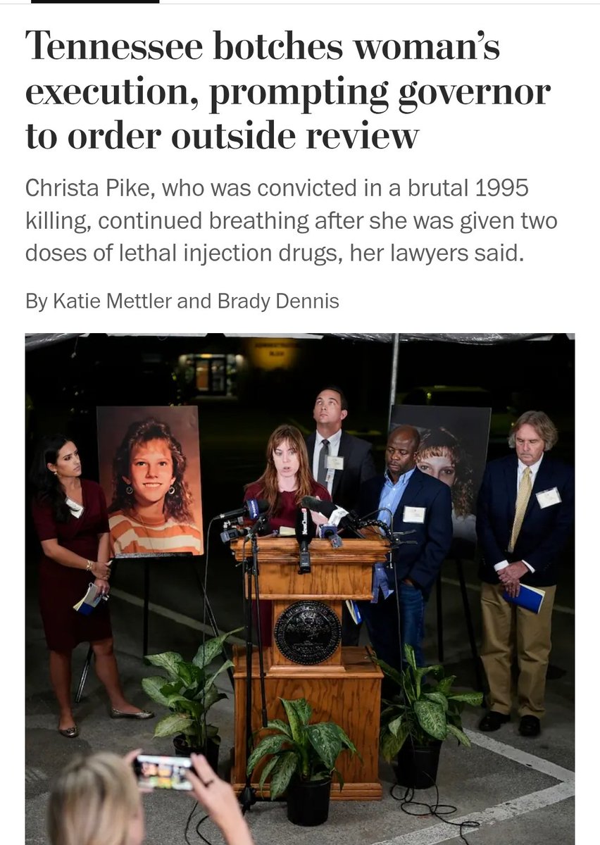 ssurovell's tweet photo. When is America going to learn that all the problems with the death penalty aren't worth it anymore? https://t.co/KHEpwTIl2f