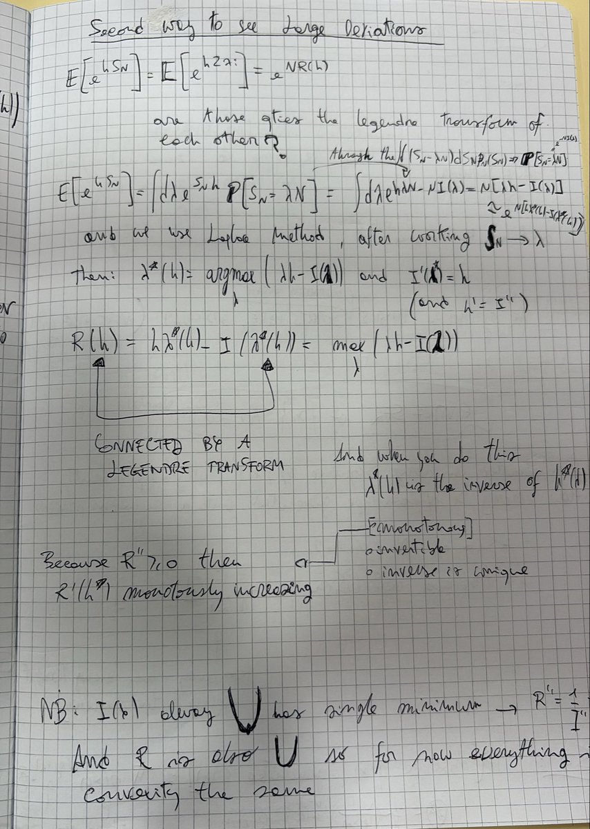handreidiohead's tweet photo. Ciao Francesca avrei una domanda sulla trasformata di Legendre tra funzioni monotone invertibili e continue nell’ambito delle grandi deviazioni e approssimazione con punto di sella
Mica mi puoi aiutare a riga 7? È roba del liceo 🥺👉🏻👈🏻 https://t.co/Qu6khaIyS5