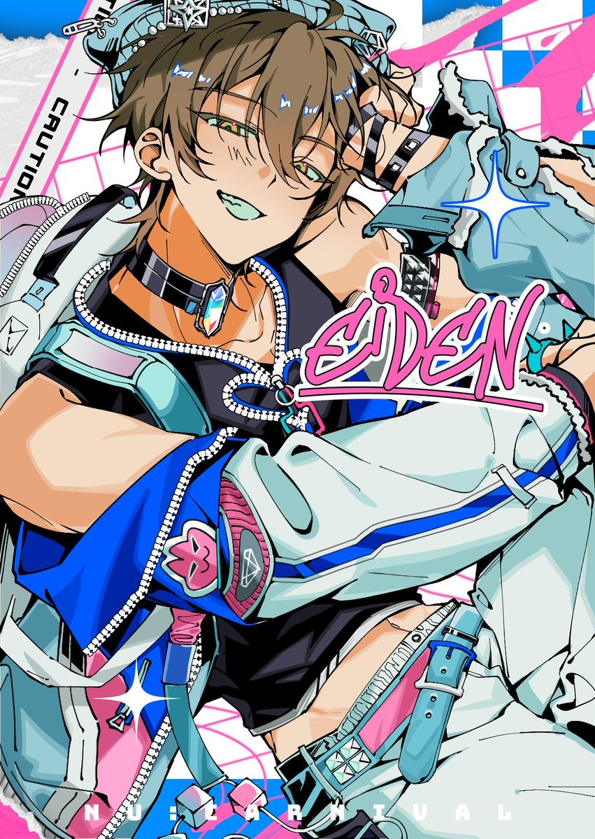 E_MO_KA's tweet photo. #NUCarnival #CHiRAL #DMMd 
Eiden &amp; Aoba 🩷🖤💙🧡 https://t.co/3sJmcc8bai