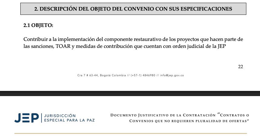 MaclaPosada's tweet photo. Gracias a la JEP los colombianos terminamos pagándole $30.000 millones al PNUD (ONU) para implementar los proyectos productivos que deben desarrollar las FARC como parte de sus "sanciones propias".

Es decir, del bolsillo de las familias trabajadoras salieron los recursos con que el Secretariado de las FARC está cumpliendo sus penas restaurativas, sin un solo día de cárcel y viajando por Colombia para realizar actividades lúdicas. Las víctimas financiando a los victimarios. 

Lo más increíble, es que a corte de enero de 2026 las FARC solo habían entregado bienes por $46.194 millones. La Contraloría advirtió que ese grupo no entregó el 81.8% de los inmuebles y el 96.5% de los muebles que se comprometieron a dar. A esto se suma que Forbes en 2014 estimó la fortuna de las FARC en US$600 millones.

De hecho, entre los contratos para garantizar la defensa jurídica de las FARC ($40.365 millones) y el convenio con el PNUD para implementar las medidas restaurativas ($30.000 millones), los colombianos hemos gastado más que todo el dinero que entregaron las FARC a las víctimas ($46.194 millones).

No hay derecho a que la JEP propicie esta ofensa a los colombianos con recursos de los contribuyentes.