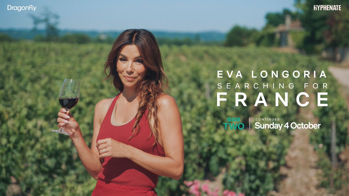 DragonflyFilmTV's tweet photo. This week on Eva Longoria: Searching for France, Eva marvels at the beauty of Provence as it continues to rewrite the rules of French cuisine and explores Marseilles, which has developed a diverse restaurant community.

📺 Watch this Sunday at 6:50pm on BBC Two and BBC iPlayer https://t.co/2xidD58Y4u