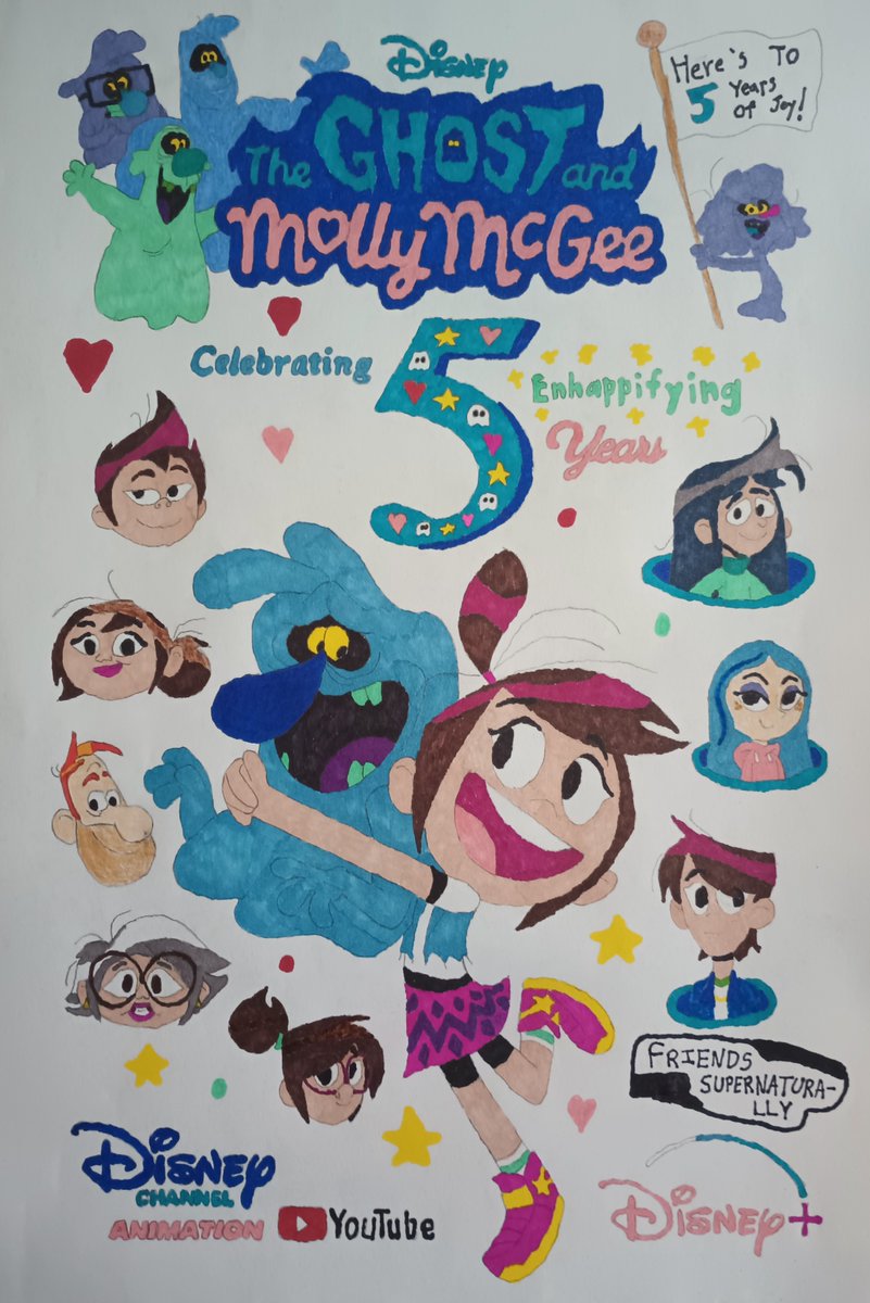 GerardoAMendez5's tweet photo. Happy #5thAnniversary to the best enhappified show ever, #TheGhostAndMollyMcGee! π§π»π»π₯³π It premiered back on Friday, October 1st, 2021. #TGAMM5thAnniversary #MollyMcGee #ScratchTheGhost #DisneyChannel #DisneyChannelAnimation #DisneyXD #DisneyPlus #DisneyTVA #YouTube https://t.co/ugDDqPkFMR