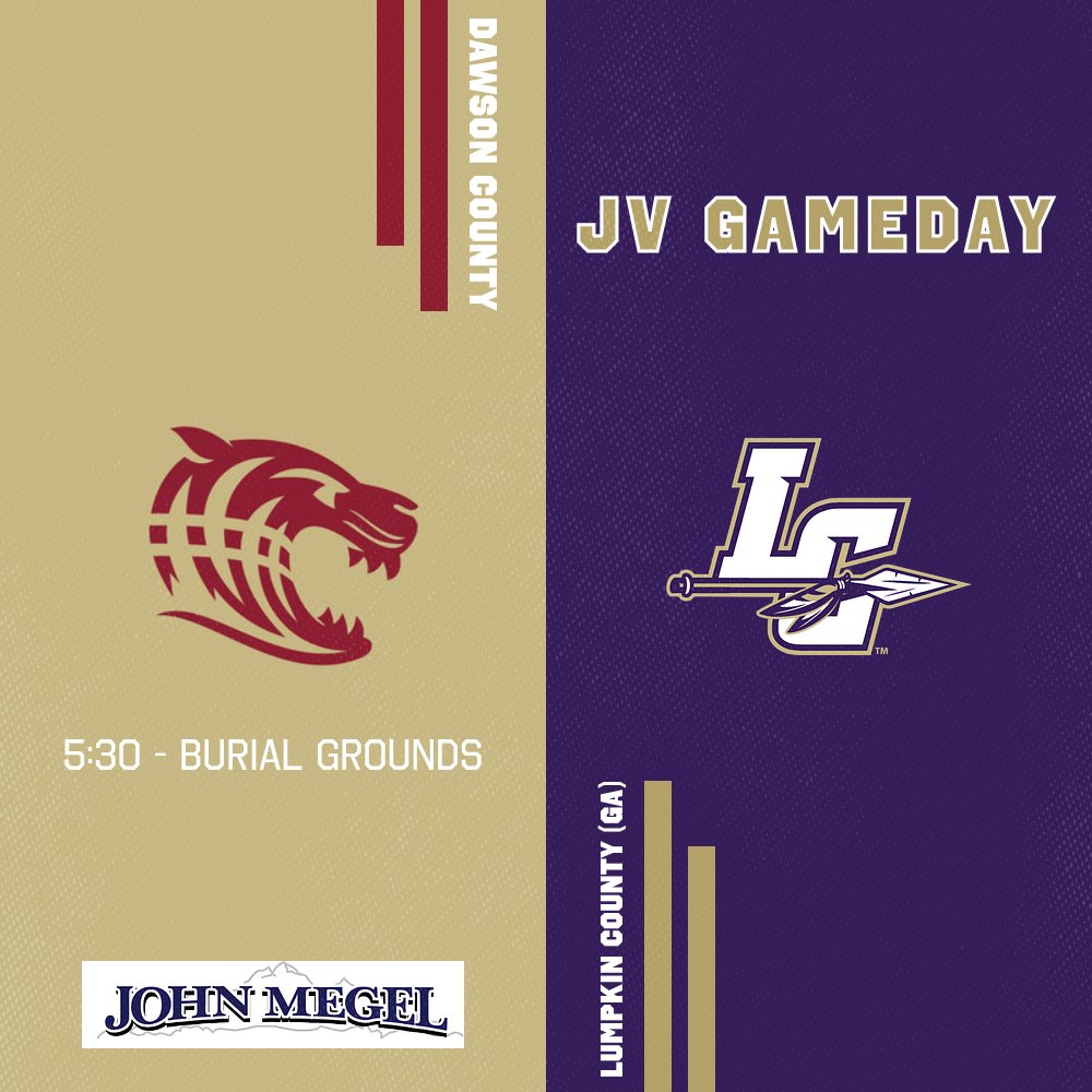 LumpkinFB's tweet photo. It's a JV GAMEDAY as the JV Indians take on the Dawson County Tigers at the Burial Grounds tonight at 5:30. #wintoday #hardworkpaysoff https://t.co/yPSoc7OJRR