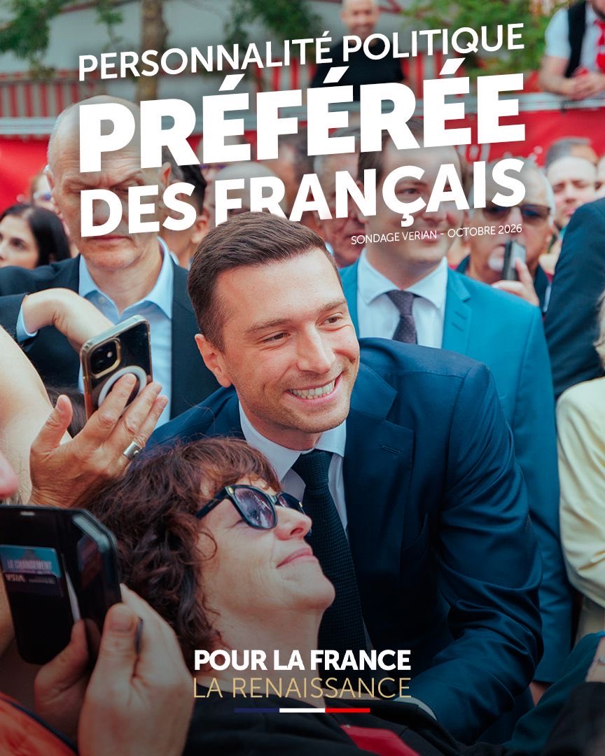 RNational_off's tweet photo. 🇫🇷 Les Français ne sont dupes d’aucune manipulation et d’aucune attaque. L’avenir de notre pays est notre seul horizon.

Les 18 avril et 2 mai 2027, la Renaissance de la France commence. https://t.co/LZluCycVss