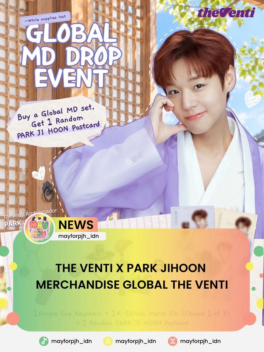mayforpjh_idn's tweet photo. 🥤THE VENTI• 261001
────────
Sc/cr:
╰┈➤ theventi_official
╰┈➤ theventi_ph
────────
Find PJH's official posts on:
╰┈➤ 0529.jihoon.ig
╰┈➤ @YYentertain
────────
#박지훈 #지훈 #PJH #ParkJihoon #theventi https://t.co/AhmHJFKBfg