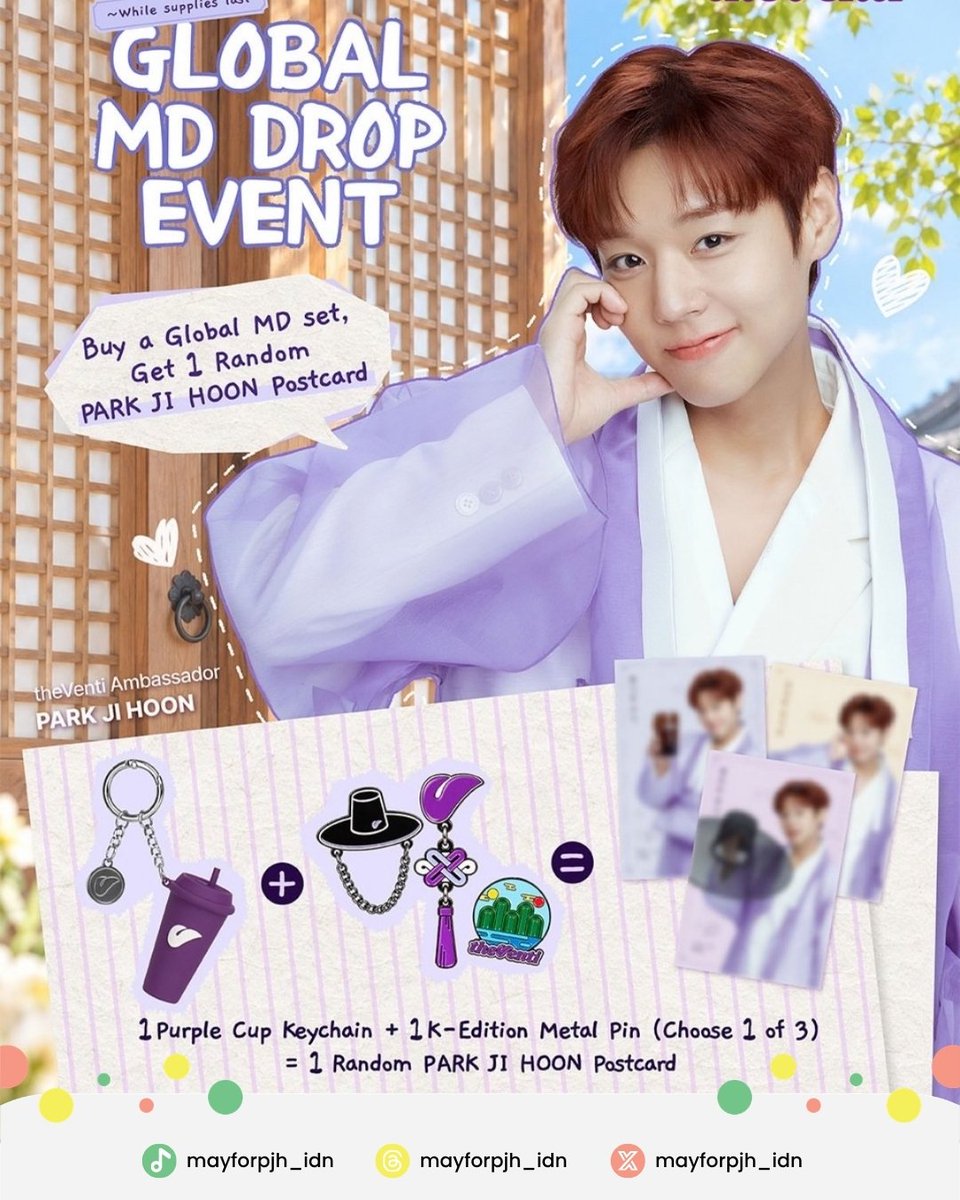 mayforpjh_idn's tweet photo. 🥤THE VENTI• 261001
────────
Sc/cr:
╰┈➤ theventi_official
╰┈➤ theventi_ph
────────
Find PJH's official posts on:
╰┈➤ 0529.jihoon.ig
╰┈➤ @YYentertain
────────
#박지훈 #지훈 #PJH #ParkJihoon #theventi https://t.co/AhmHJFKBfg