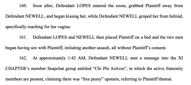 thellama451's tweet photo. Gillio Lopes: "I'm not going to talk about this I don't even know you" says the guy who thought it was okay to force his p/nis inside a woman he's known for 28 seconds. #Cornell https://t.co/AiGhfIMycU