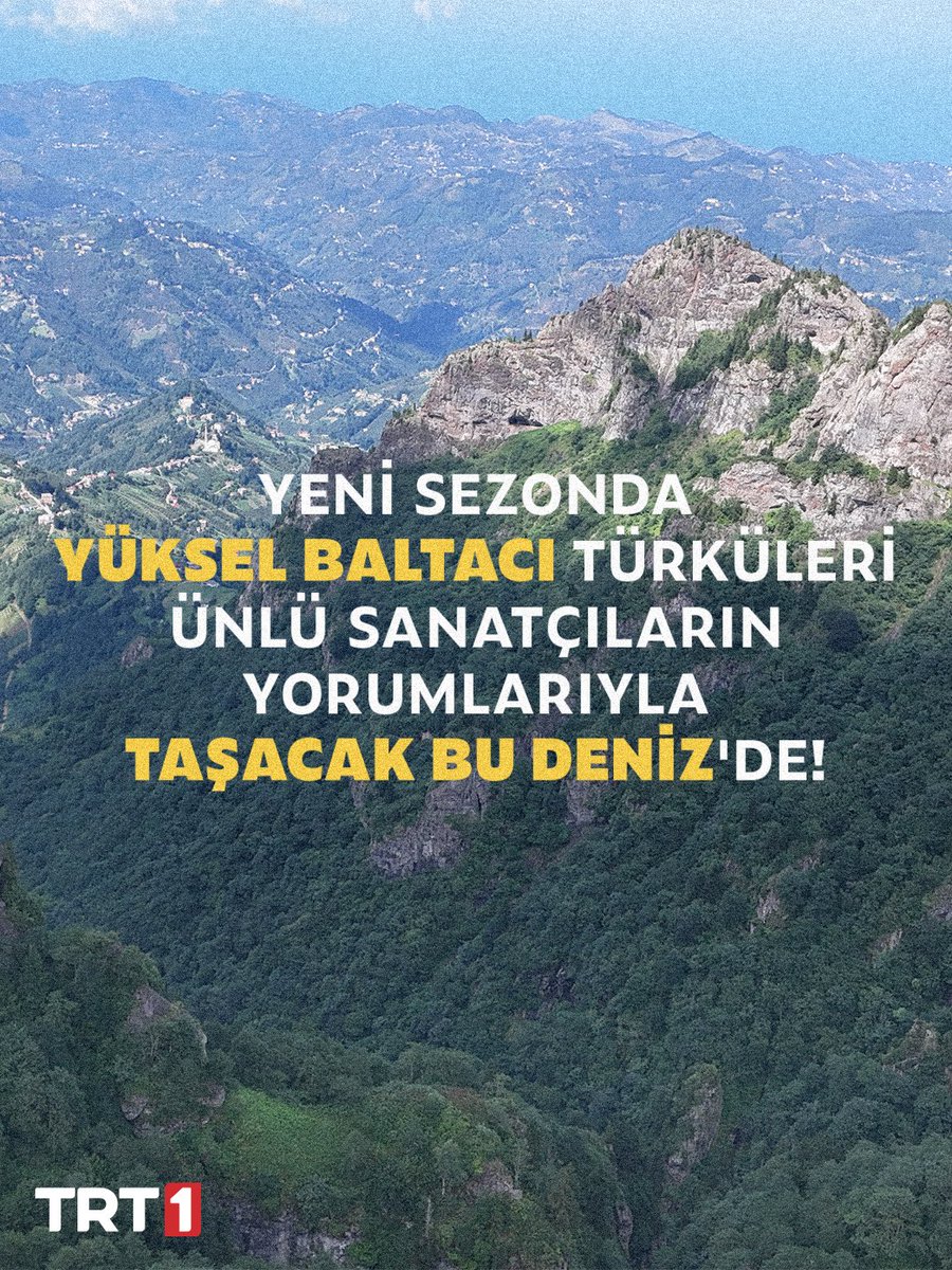 tasacakbudeniz's tweet photo. Yeni sezonda Yüksel Baltacı türküleri ünlü sanatçıların yorumlarıyla Taşacak Bu Deniz'de! İlk konuğumuz için yarını bekleyin. 🤗

#TaşacakBuDeniz 2. sezonuyla yarın akşam ve her Cuma 20.00’de @trt1’de! https://t.co/H4dpE7yTIr