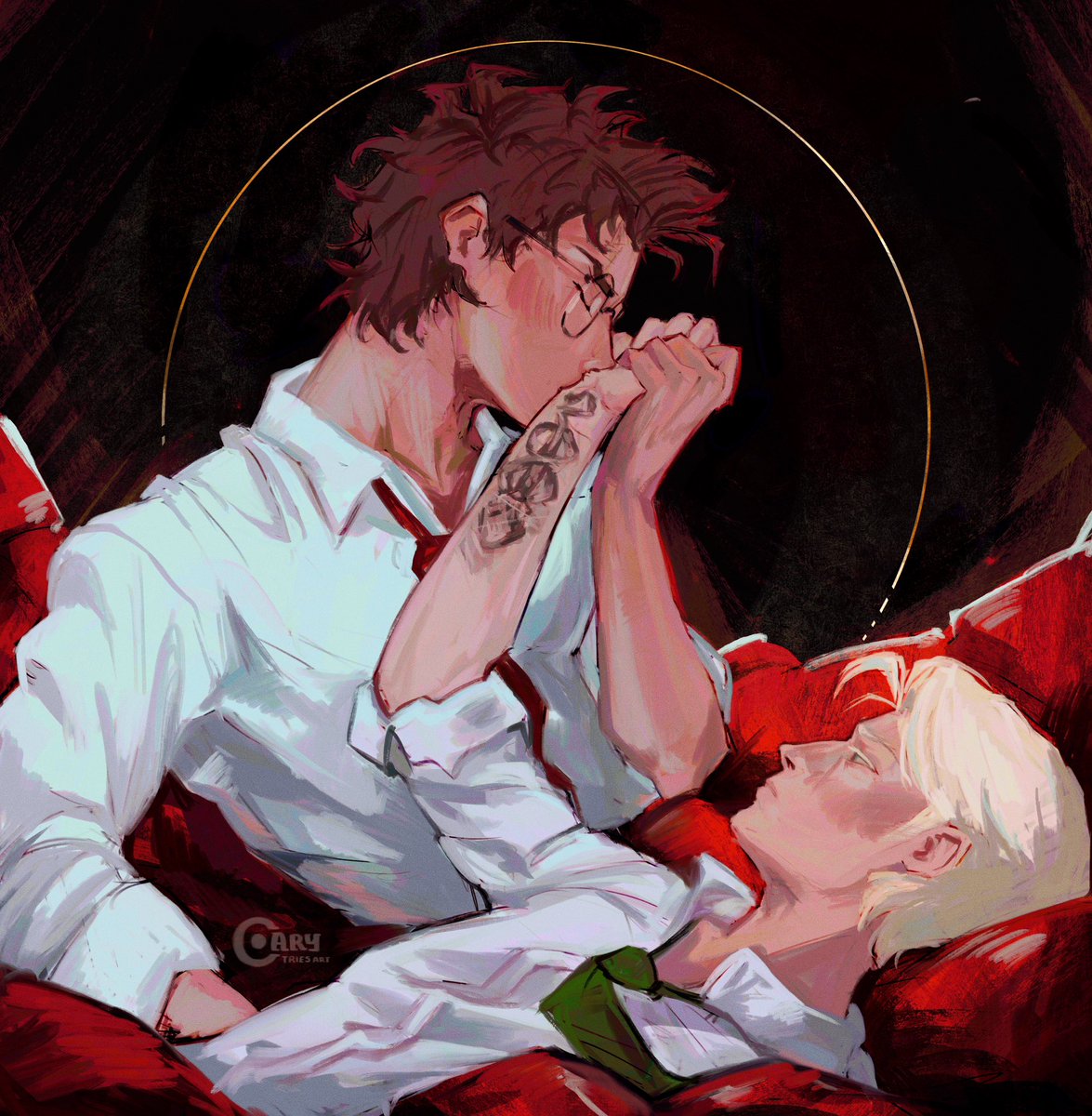 polinomnomart's tweet photo. “Forgiveness”
#drarry https://t.co/XF8HXfvJ47