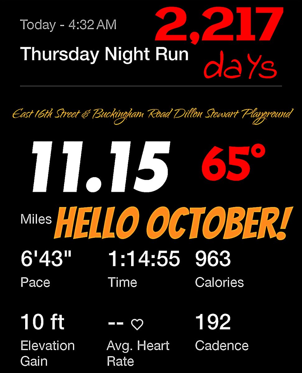 CefAllah's tweet photo. 2,217 consecutive days, 11.1 Miles today! #fall #stayinspired #letsgochamp #discipline 💪🏿🥊⛽🧯💨💨💨💨💨💨 https://t.co/FHBcOMuCiY