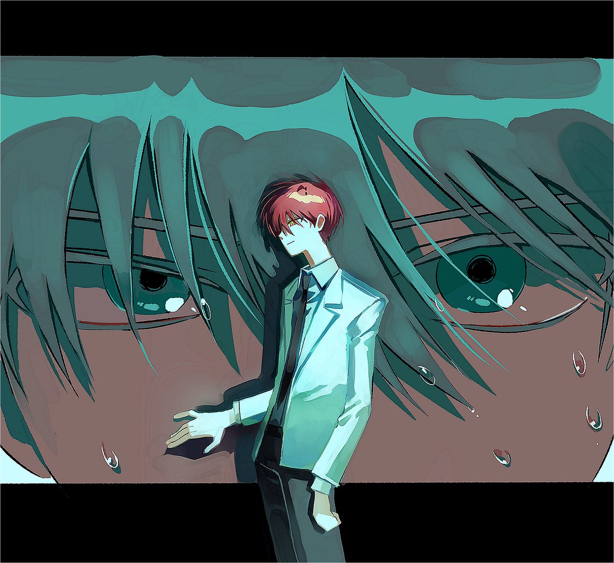 _nankou's tweet photo. 君が僕を壊しに来てくれることを期待するよ。
네가 나를 부시러 와주길 기대하고 있어.

赤黒 / 적흑
(素材トレス有り/트레틀사용했습니다) https://t.co/HqFN3k10pK
