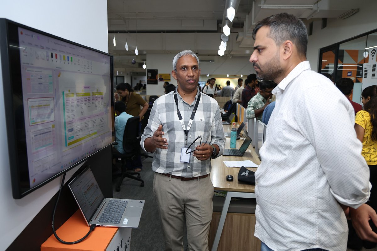 TigerAnalytics's tweet photo. MIT came alive in Bengaluru last week!

From a chat by Prof. Ganesh R on building AI from India and the role of empathy in technology, to Tech Pavilions showcasing ingenious solutions and Tiger IP, it was a day of ideas, demos, conversations and Tiger spirit.

#PoweredByIngenuity https://t.co/VoTvsMznYe