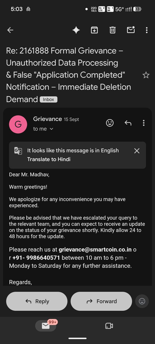 mai_madhav_hu's tweet photo. @SGanguly99 @OlyvIndia @RBI Please publicly address this issue and ask @Olyvindia to explain how my data was used and why a loan application was initiated without my consent.
#RBI
#CustomerComplaint
#LoanApp
#DigitalLending
#OnlineFraud
#DataPrivacy https://t.co/18HgaIK1Xg