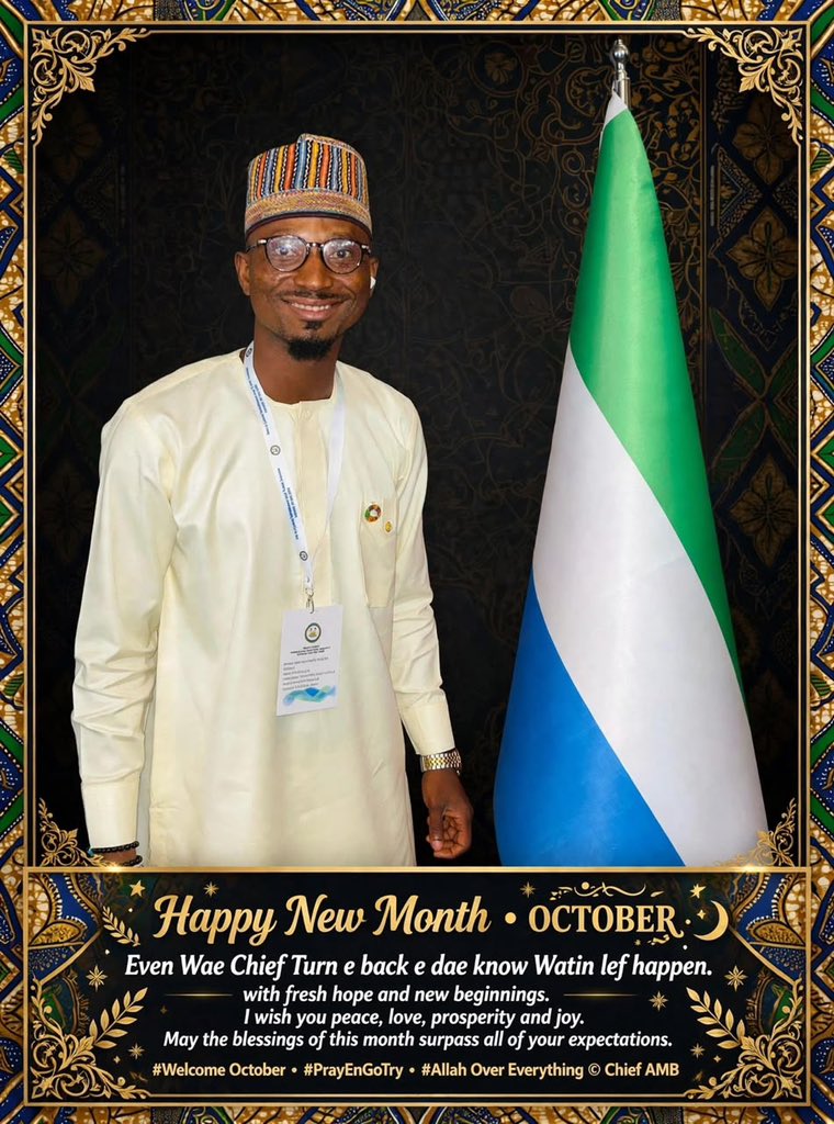 bashoverrated's tweet photo. Even Wae Chief Turn e back e dae know Watin lef happen. 

Happy New Month with fresh hope and new beginnings. I wish you peace, love, prosperity and joy. May the blessings of this month surpass all of your expectations. #Welcome October 

#PrayEnGoTry 
#Allah Over Everything https://t.co/0OXTWXZ9gT