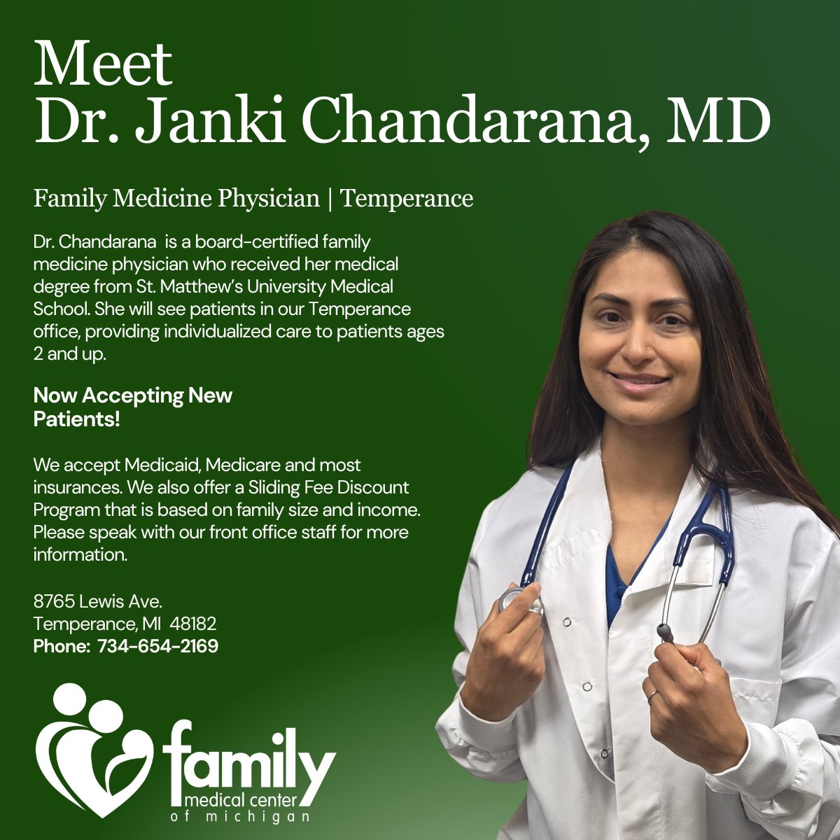 FamilyMedical2's tweet photo. https://t.co/zrJew124vR 734-654-2169 #primarycare #primarycareprovider #Newpatientswellcome #takingnewpatients https://t.co/4SGR0TUpUt
