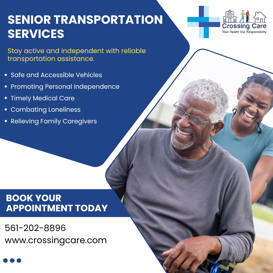 crossing_care's tweet photo. Safe, reliable, and supportive transportation can make a meaningful difference in everyday life.

📞 Call us today: (561) 202-8896

🌐 https://t.co/NGti8EJt4r

#crossingcare #seniortransportation #seniorcare #eldercare #healthcareservices #seniorindependence #caregiversupport https://t.co/6P0qfai2Zy