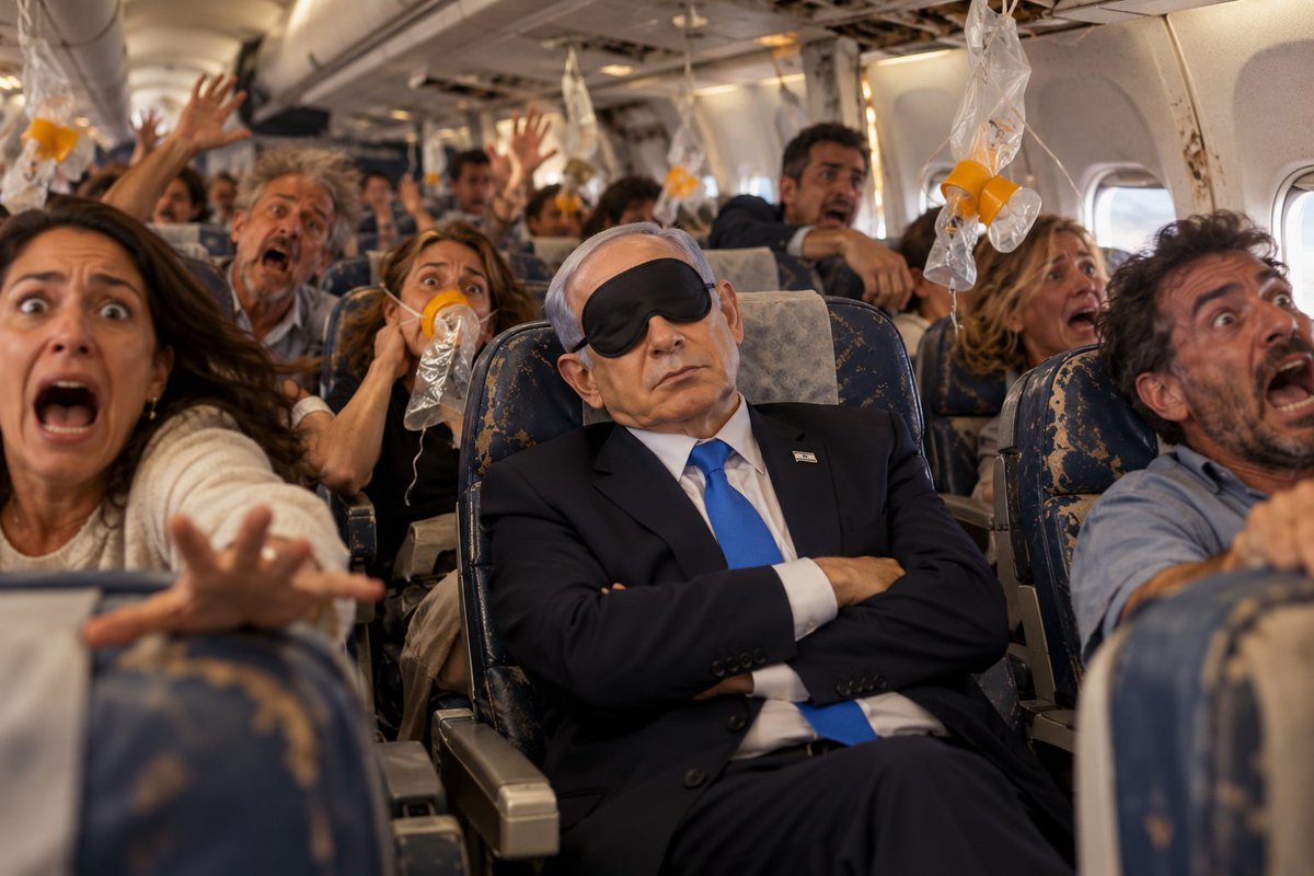 ThePubliflitz's tweet photo. אם ביבי היה על המטוס https://t.co/PZ78daFTMn