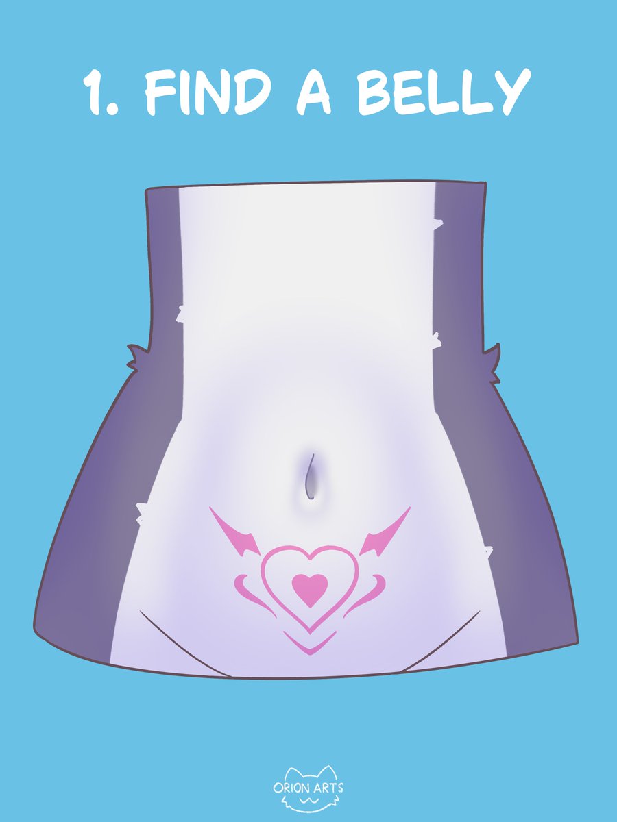 OrionDreams58's tweet photo. how to make a FLUFFY BELLY >//< https://t.co/DGUrT2GYHS