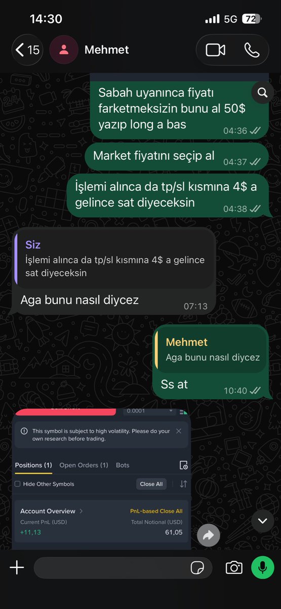 GecoTrades's tweet photo. moonriver:native Kriptodan ve borsadan hiç anlamayan dostuma kar yazdırıyorum.

Niye 50$ aldık derseniz bakiyesi çok değil onun kasaya bu kadar oluyor 😂 https://t.co/MQOxg6ENma