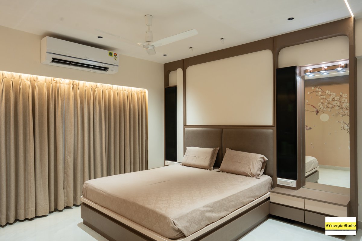 topinteriorsin's tweet photo. WHERE CALM MEETS CONTEMPORARY ELEGANCE.

Designed by Ar. Yadnesh Nare of SYnergic Studio, the project beautifully reflects their philosophy of turning the client’s vision into reality. https://t.co/Nb4de4zMbL