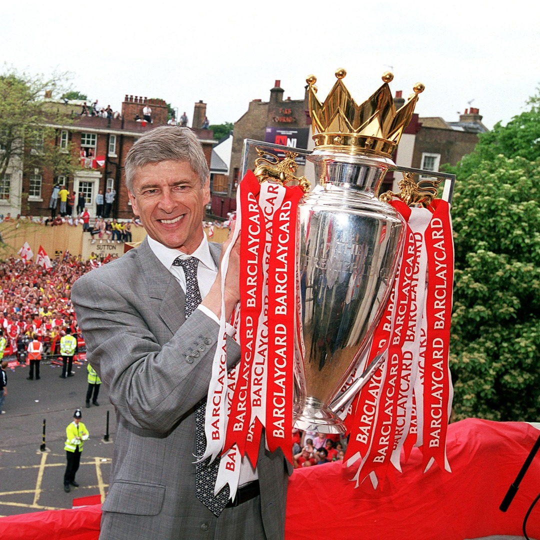 Arsenal's tweet photo. 🏆 Invincible memories
🤩 Highbury heroics
😆 Staff football

Our writers decide their favourite Wenger moment 👇