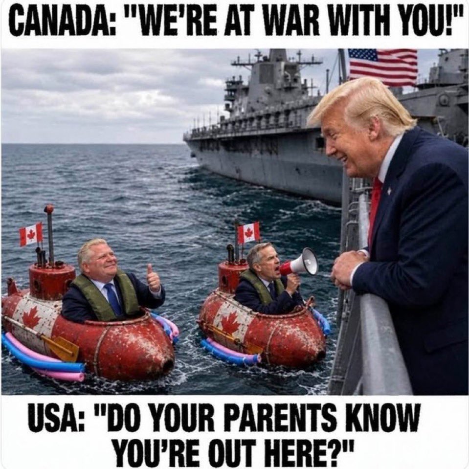 TheDreeam88's tweet photo. @JohnPaulDanko The agreements are void when your government fails to maintain business in the USA. Plenty of legal precedent for it. Hence the crying about it online. Canada is fucking cooked and Americans don’t even notice https://t.co/z1KUyPbt7W