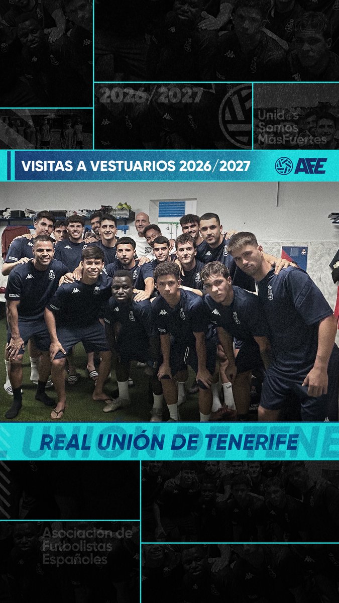 afefutbol's tweet photo. 🤝⚽ VISITAS A VESTUARIOS

🗣️ Reuniones con las plantillas del RU Tenerife, el CD La Laguna, la UD Logroñés 'B' y el CDFC La Calzada.

💪 Llegar al vestuario es el primer paso para defender lo que es nuestro: exigir el cumplimiento de los derechos laborales y recordar que la organización sindical es la mejor herramienta de protección para el futbolista.

✅ Toda la fuerza y el respaldo colectivo para los cuatro grupos.