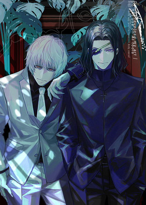 seeeiiiii's tweet photo. 表紙絵！10/11スパークのジェスハン本です https://t.co/WdV7KIsOYH