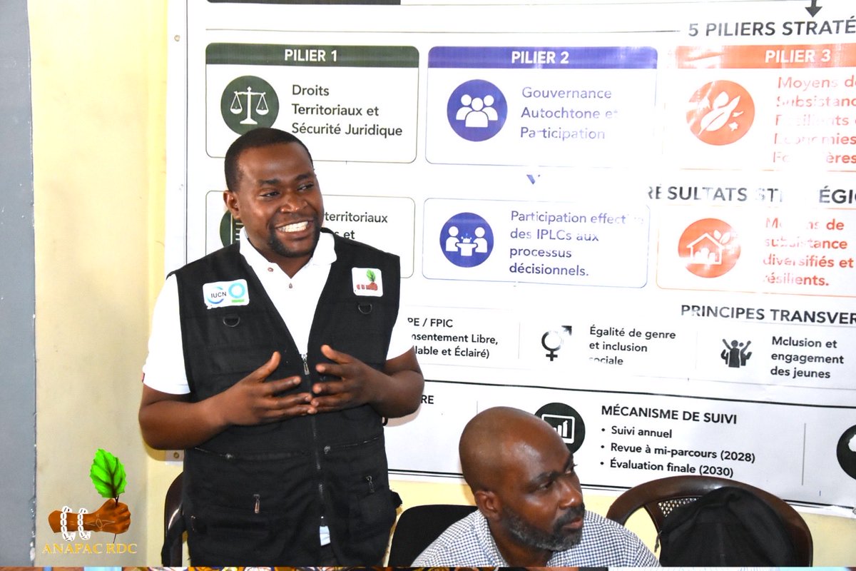 Anapac_DRC's tweet photo. La Task Force s’est réunie mercredi 30/09 à Kinshasa pour travailler sur une Note de plaidoyer en faveur du maintien des acquis et de la prise en compte des contributions des peuples #autochtones #pygmées dans l’avant-projet de loi sur le Code #forestier en #RDC.
@IPsLeadNature https://t.co/OLy3JzaAuf