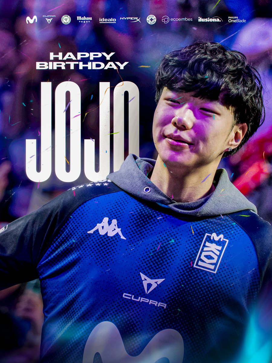 MovistarKOILoL's tweet photo. Un año más celebrando el cumpleaños de Joselito juntos. 💜

Feliz cumpleaños @jojopyunlol, por muchos más. 🎂 https://t.co/Y3uNWBlhN9