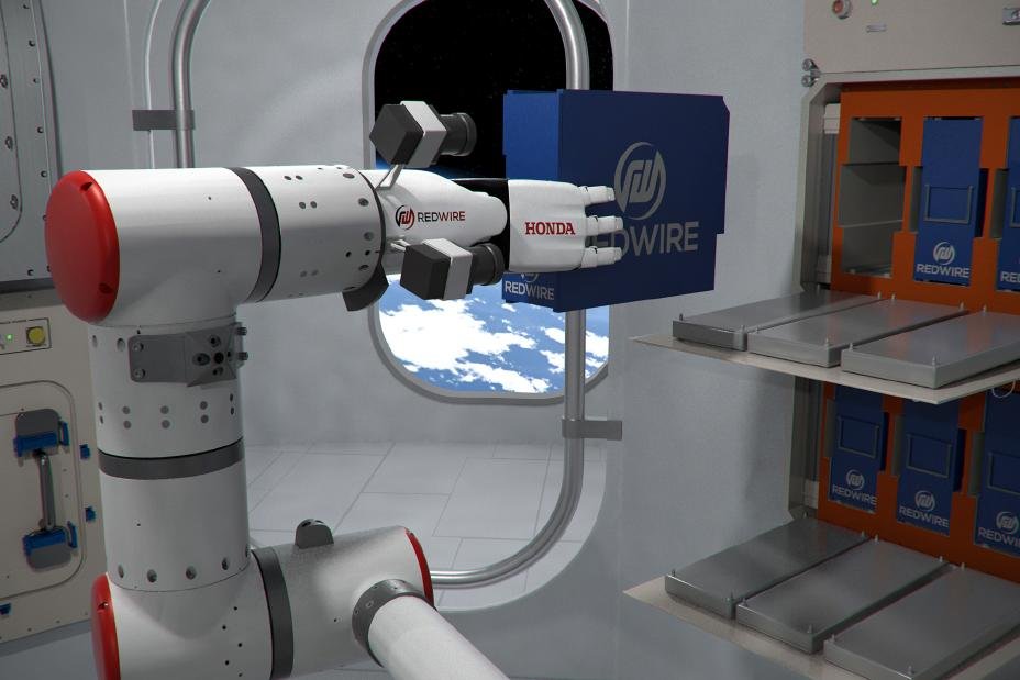 SpaceInvestor_D's tweet photo. $RDW: Honda today announced efforts to develop a robotics solution for future commercial space stations that could reduce the time needed for astronauts to conduct experiments and laboratory operations in space. 

To advance its space station robotics concept, the U.S.-based Honda space development team is engaging with experts at Redwire. 

The concept would combine the Honda multi-fingered robotic hand with Redwire’s STAARK robotic arm and experiment locker technology into an integrated system for research operations in orbit.