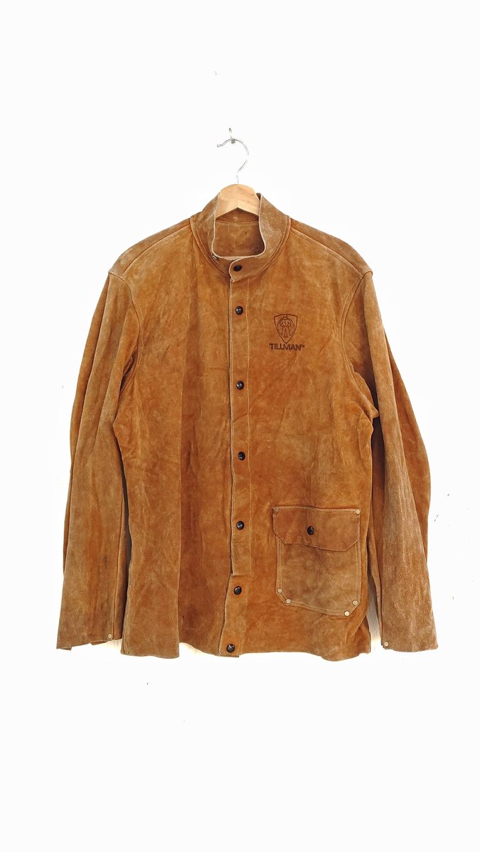 INPERIAL2006's tweet photo. TILLMAN 90〜00s
スエードレザーワークジャケット

SIZE L ￥12990 https://t.co/alzUe1janD