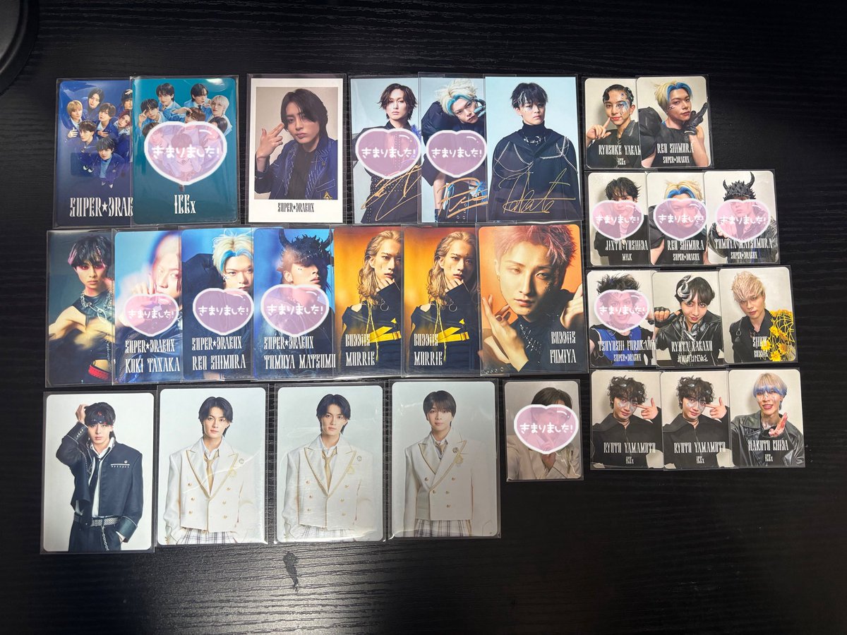 _xn_nyan's tweet photo. EBIDAN Yes!東京 Y東 hmv チェキ風ソロ 通常盤 15周年盤 隣の席ミニフォト トレカ 交換

【譲】画像

【求】
ミニフォト シューヤ(後) EIKU(前) 桜木(後)
ワンエン盤 HAYATO(大小)
通常盤 山中 
hmv 山中 桜木

周年盤は求めていないため、異種・比率違い可。
所持済みはお断りする可能性があります。 https://t.co/QLraBlO7ud