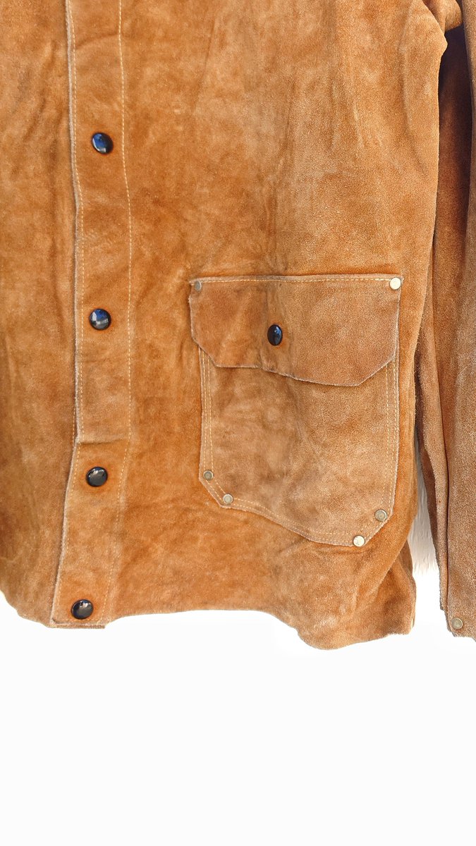INPERIAL2006's tweet photo. TILLMAN 90〜00s
スエードレザーワークジャケット

SIZE L ￥12990 https://t.co/alzUe1janD