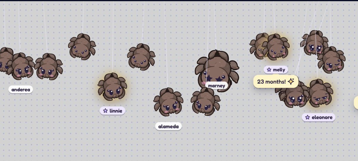 lokyoart's tweet photo. Your chat is haunted 👻
Every chatter becomes a little ghost, pumpkin, skull or spider on your stream. Own face for every viewer, !boo scares everyone nearby, 16 hats, candies for subs.
Twitch chat widget for #StreamElements #twitch 🎃 https://t.co/eLyHisYtl5