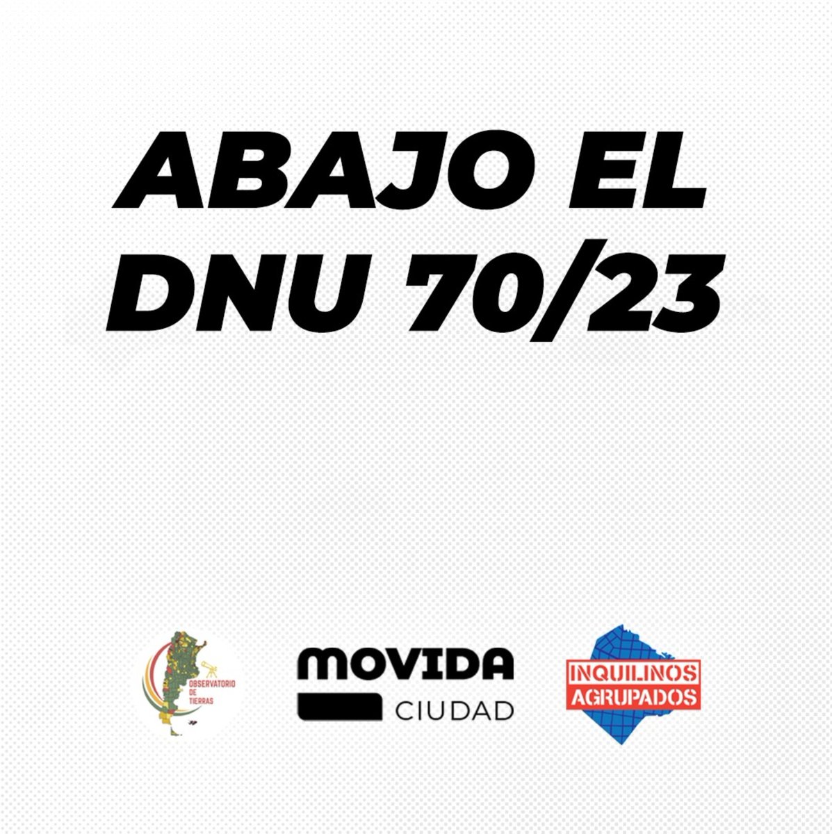 InquilinosAgrup's tweet photo. El 15 de octubre movilización al Congreso https://t.co/sVNeijCEwY
