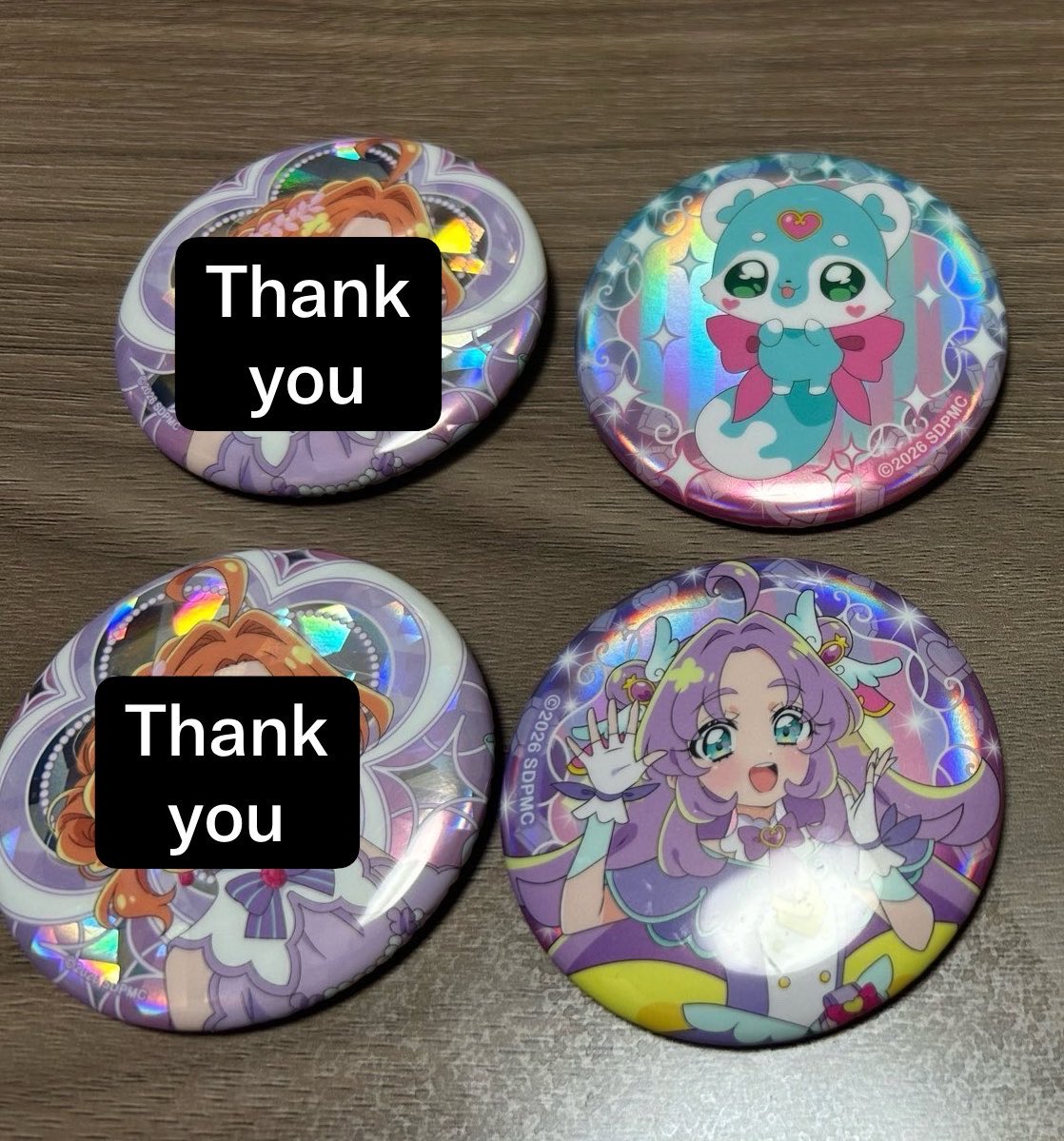Prince_KP1o's tweet photo. 【交換】名探偵プリキュア

【譲】写真

【求】
同異種アルカナ、ミスティック
Ꭲジョイるるか缶バッジ
極楽湯系

ハートが付いてるのは同種
🖤»シャドウ
🤍»アルカナ
🩷»ミスティック

複数出しも可能です。
難しいとは思いますが宜しくお願い致します。 https://t.co/xD4x0YNMyL