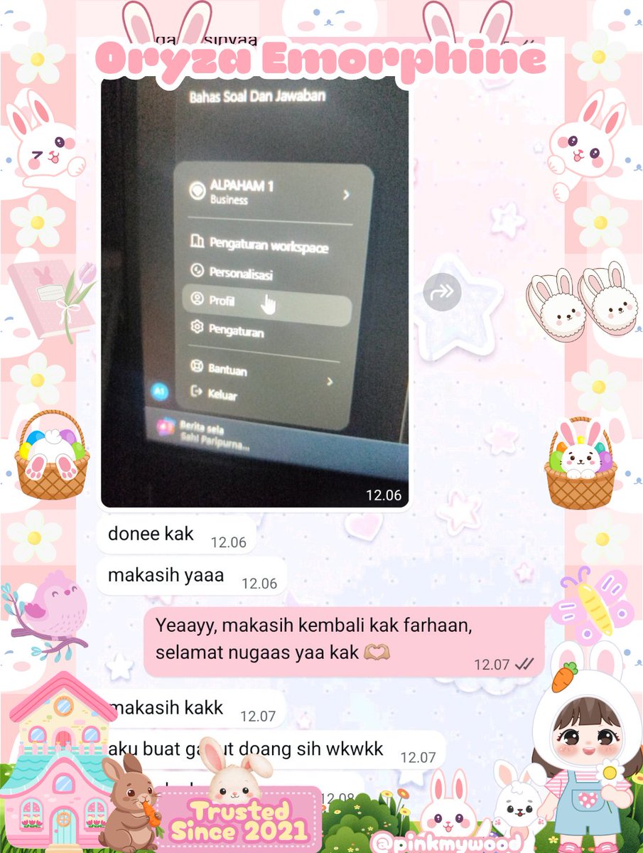 pinkmywood's tweet photo. another testi gpt+ 5u sebulan (lagi)—hari ini langsung otp'an sama 3 cust baruuu 🩷🥹 https://t.co/XeCnRyWJoY
