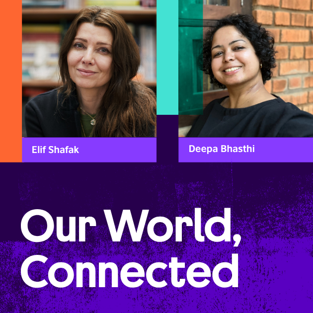 InsightBritish's tweet photo. What happens when a story crosses a border? Can it also help us move beyond our own boundaries? We hear from award-winning author Elif Shafak reflecting on belonging, memory and the power of literature in divided times #OurWorldConnectedPodcast 

Tune in: https://t.co/zzO3Ma5BmO https://t.co/r9rIdhh6Nh