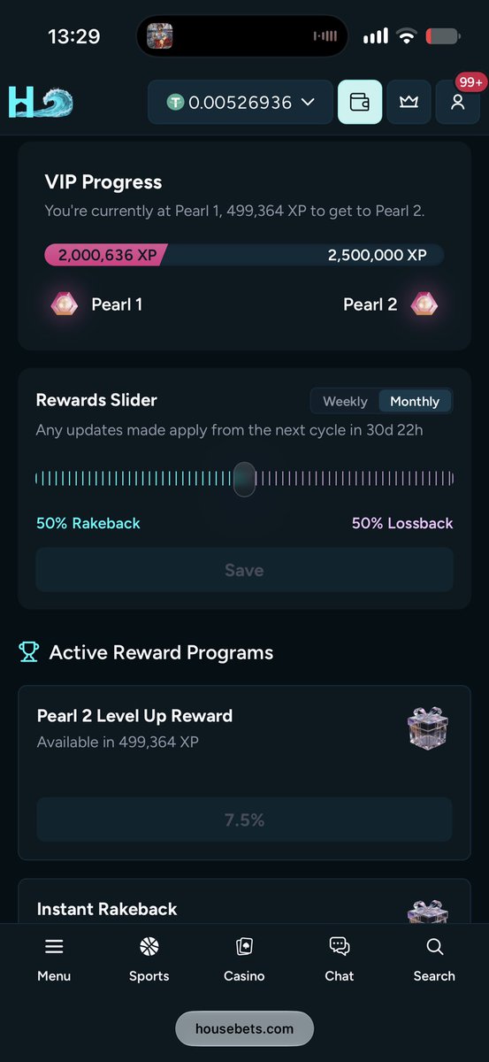 SCole8mts's tweet photo. Username @ SANTOCEO

-23k and 186k wager, 50% rake back 50% lossback https://t.co/OPYj0ZeqzA