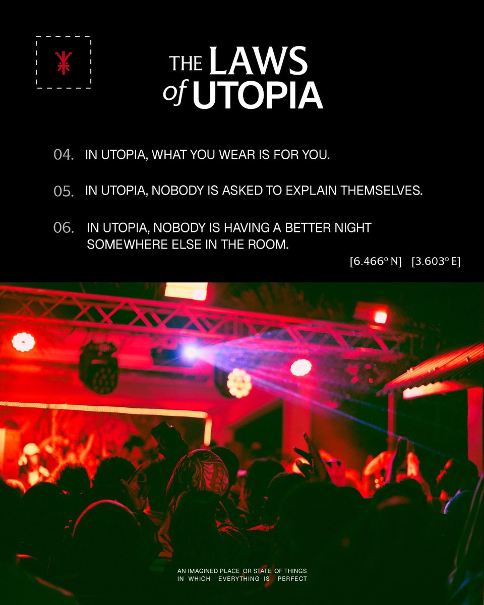 GRP_Collective's tweet photo. Our perfect place is almost ready but first the Laws Of UTOPIA. These are the guiding principles for V7. 

This is where we meet. 

https://t.co/udOc0xOEEi https://t.co/UcaVJ2M9A1